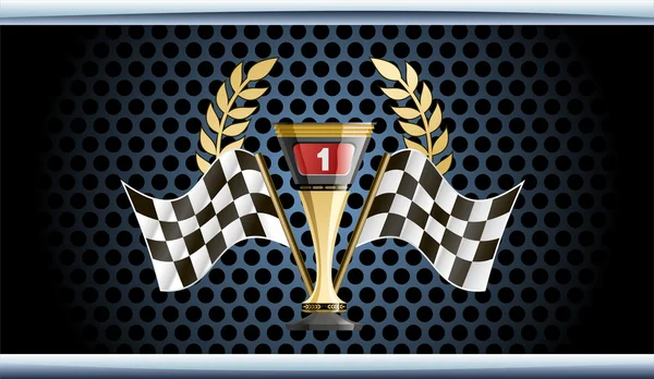 Racing prize grunge — Stock Vector
