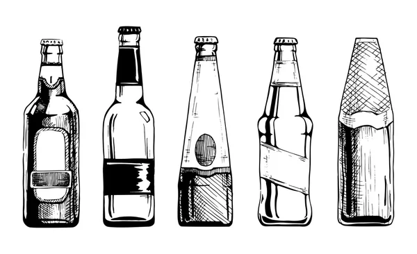 Frasco de cerveja —  Vetores de Stock