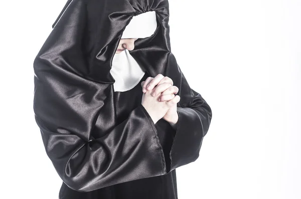 Young attractive nun. — Stock Photo, Image