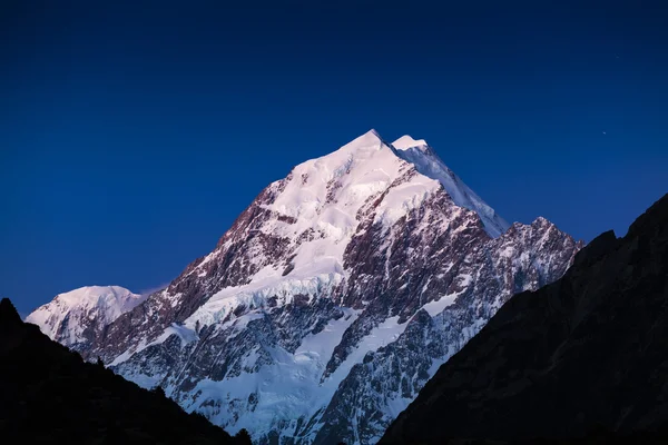 Aoraki Mount Cook sur le sud de la Nouvelle-Zélande Jsland — Photo