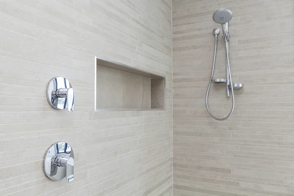 Modern shower in bathroom — Stock Photo, Image