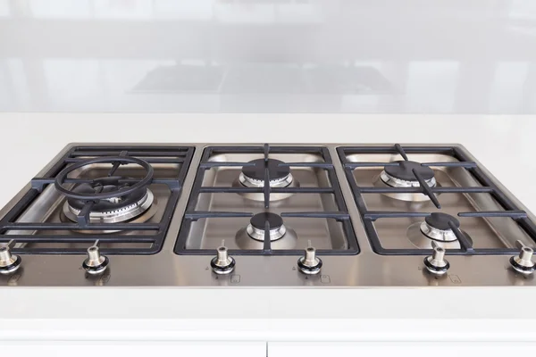 Modern gas cooktop — Stock Photo, Image