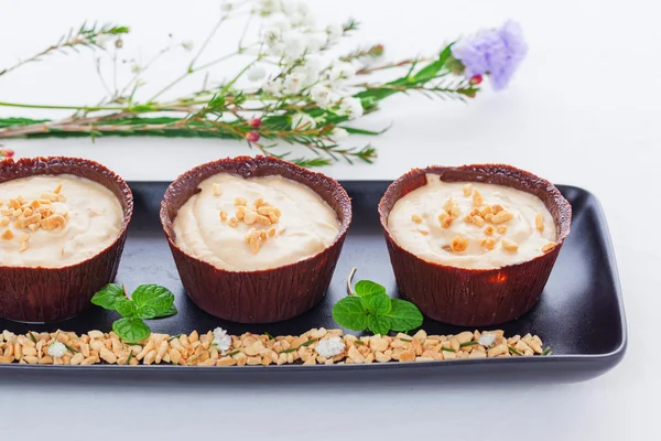 Peanut butter cups — Stock Photo, Image