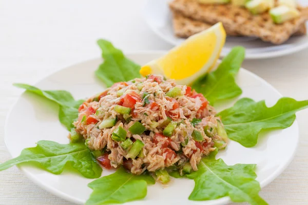 Ton balıklı salata — Stok fotoğraf