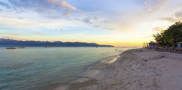 Widok z Lombok z Gili T — Zdjęcie stockowe