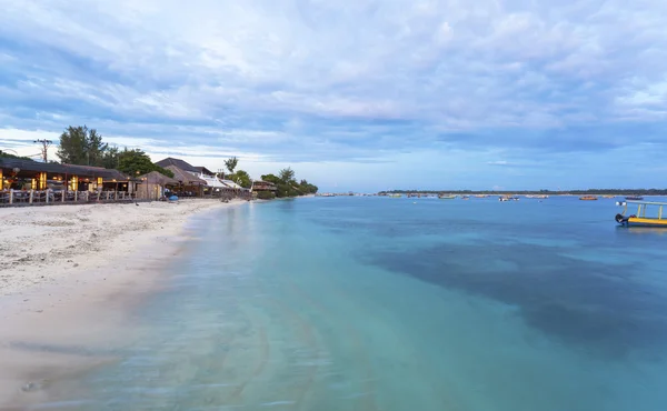 Utsikt över Lombok från Gili T — Stockfoto