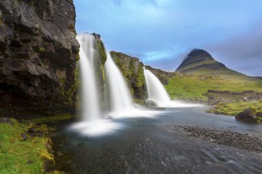 Kirkjufell and Kirkjufellsfoss clipart