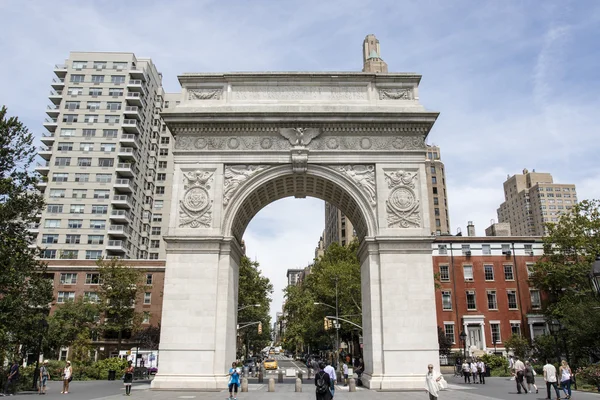 Arch adlı Washington Square Park Manhattan, New York City - ABD