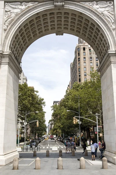 Arch adlı Washington Square Park Manhattan, New York City - ABD