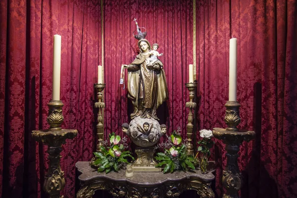 Altar Der Igreja Carmo Kirche Römisch Katholisch Zentrum Von Porto — Stockfoto