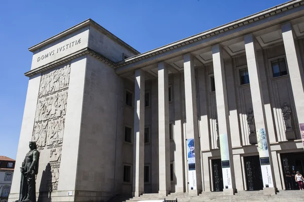 Voorzijde Van Rechtbank Van Porto Tribunal Relacao Porto Porto Portugal — Stockfoto