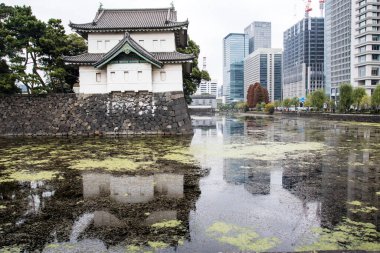 İmparatorluk Sarayı 'nın dışı, Chiyoda, Tokyo - Japonya - Asya