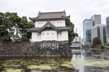 İmparatorluk Sarayı 'nın dışı, Chiyoda, Tokyo - Japonya - Asya