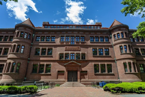 Fachada Del Sever Hall Universidad Harvard Boston Massachusetts — Foto de Stock