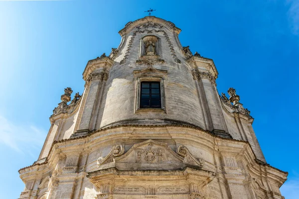 Gevel Van Kerk Van Purgatorio Matera Basilicata Italië Euope — Stockfoto