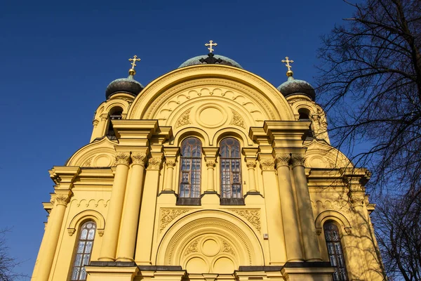 Fachada Catedral Santa Maria Madalena Varsóvia Polônia Europa — Fotografia de Stock