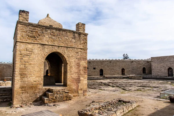 Tempio Del Fuoco Zoroastriano Atashgah Surakhani Baku Azerbaigian — Foto Stock