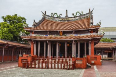 Tainan, Tayvan, Çin, Asya 'daki Konfüçyüs Tapınağı kompleksinin dışında.