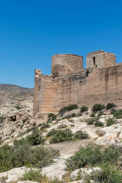 Jayrn Wall Moorish Wall Cerro San Cristobal Hill Almeria アンダルシア — ストック写真