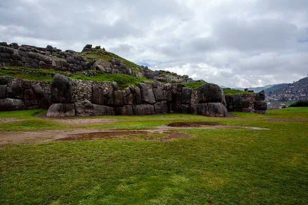 Sacsaywaman Old Inca Fortress Cuzco Peru South America — 图库照片