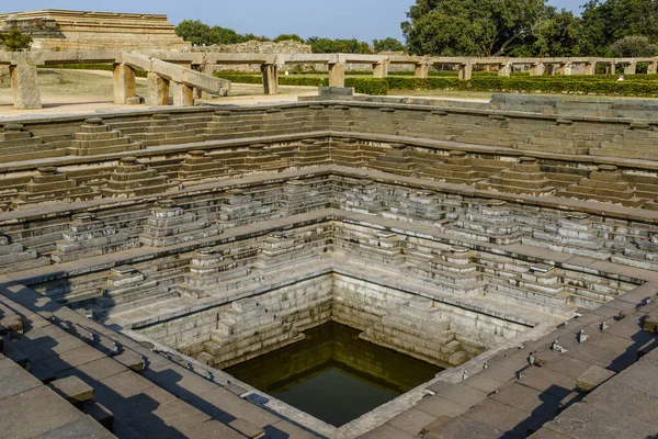 Bath Mahanavani Dibba Hampi Karnataka India Asia Stock Picture