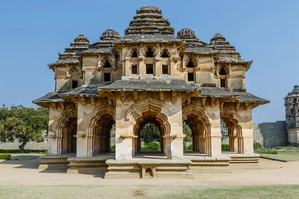 Utanför Lotus Mahal Chitrangi Mahal Hampi Karnataka Indien Asien — Stockfoto