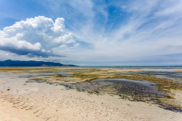 Zandstrand Gili Air Uitzicht Bali Zee West Nusa Tenggara Indonesië — Stockfoto