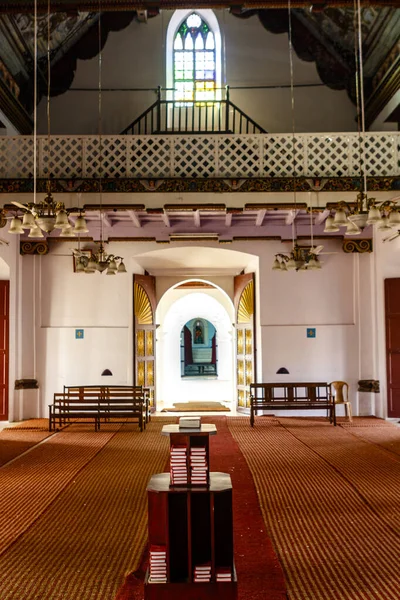 Wnętrze Kościoła Tomasza Palayur Palayoor Dystrykcie Thrissur Stanie Kerala Południowych — Zdjęcie stockowe
