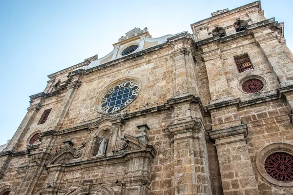 Church San Pedro Claver Church Old Town Cartagena Bolivar Colombia — Stock Photo, Image