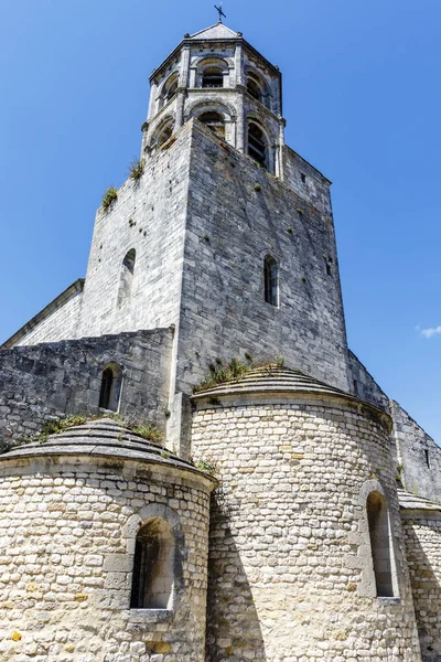 Buiten Kerk Saint Michel Garde Adhemar Drome Frankrijk Europa — Stockfoto