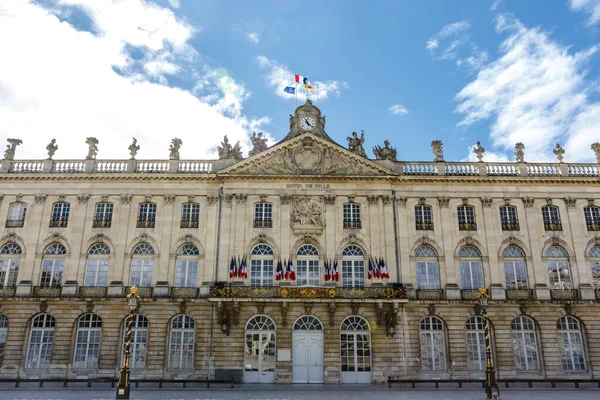 Facade Nancy City Hall Stanislas Square Center Nancy France Europe — Stock Photo, Image