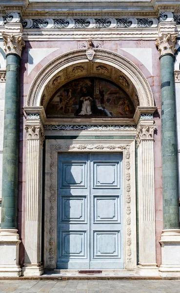 Fachada Santa Maria Novella Una Iglesia Católica Florencia Italia Europa —  Fotos de Stock