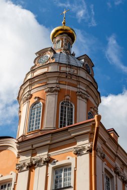 Alexander Nevsky Lavra 'nın dışı - St. Petersburg, Rusya, Avrupa' daki manastır