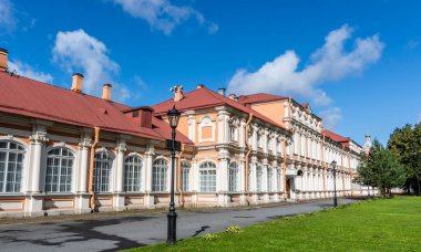 Alexander Nevsky Lavra 'nın dışı - St. Petersburg, Rusya, Avrupa' daki manastır