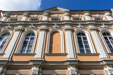Alexander Nevsky Lavra 'nın dışı - St. Petersburg, Rusya, Avrupa' daki manastır