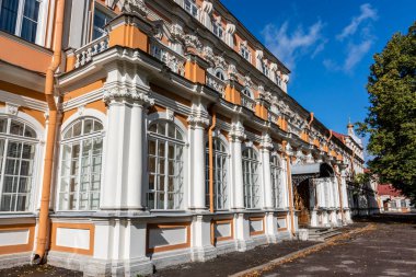 Alexander Nevsky Lavra 'nın dışı - St. Petersburg, Rusya, Avrupa' daki manastır