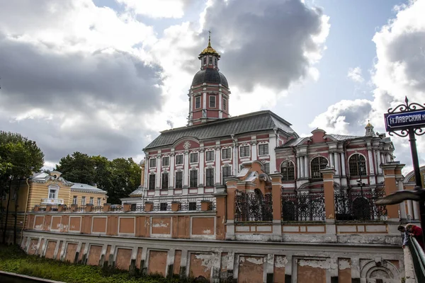 Außenansicht Des Alexander Newski Klosters Petersburg Russland Europa — Stockfoto