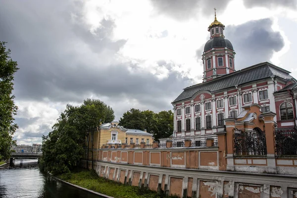 Wnętrze Aleksandra Nevsky Lavra Klasztor Petersburgu Rosja Europa — Zdjęcie stockowe