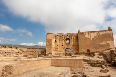Alcazaba 'nın İçi, Endülüs, Güney İspanya, Avrupa