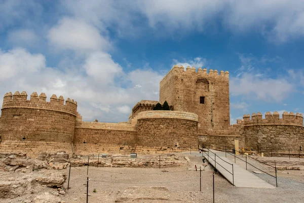 Interieur Van Alcazaba Van Almeria Andalusië Zuid Spanje Europa — Stockfoto