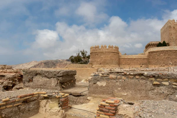 Innenraum Der Alcazaba Von Almeria Andalusien Südspanien Europa — Stockfoto