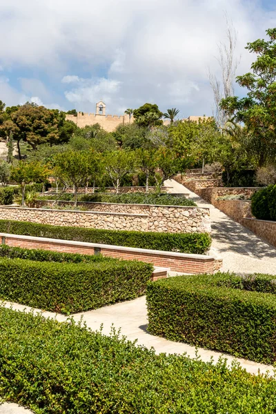 Interiör Alcazaba Almería Andalusien Södra Spanien Europa — Stockfoto