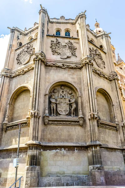 Fassade Der Kathedrale Der Heiligen Maria Murcia Spanien Europa — Stockfoto