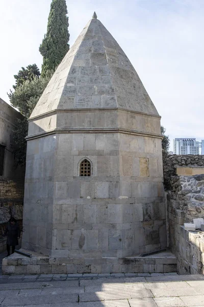 Mausoleum Seyd Yahya State Astronomer Old City Baku Azerbaijan — Stock Photo, Image