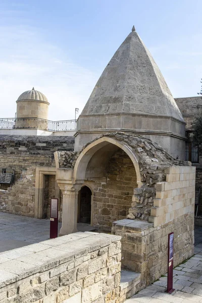 Mausoleum Seyd Yahya State Astronomer Palace Shirvanshahs Old City Baku — Stock Photo, Image