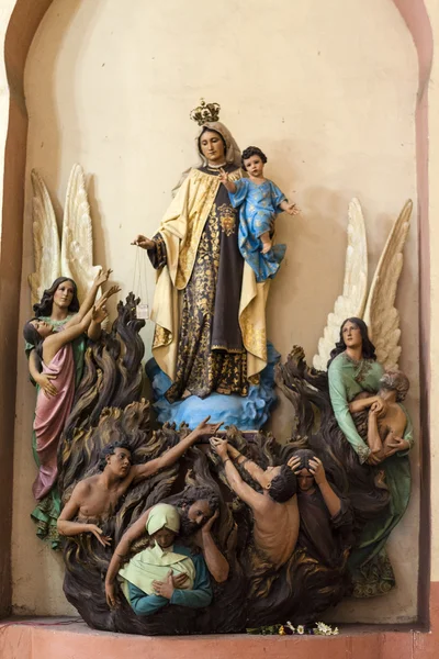 Interior da igreja La Merced em Camaguey em Cuba — Fotografia de Stock