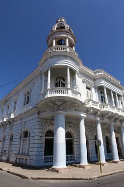 Küba - sömürge kasaba mimari. cienfuegos eski kasaba. UNESCO Dünya Mirası.