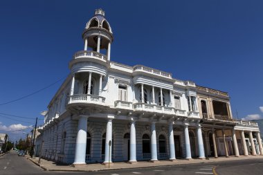 Küba - sömürge kasaba mimari. cienfuegos eski kasaba. UNESCO Dünya Mirası.