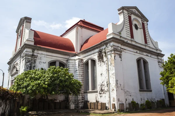 Wolvendaal Church - a Dutch Reformed Christian Colonial VOC Church in Colombo, Sri Lanka - Asia — Stock Photo, Image