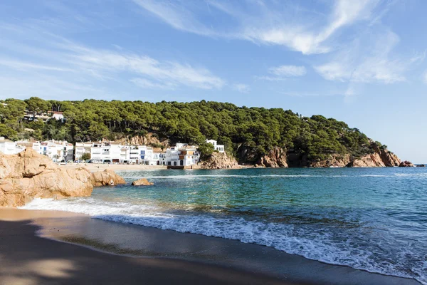 Coast and beach in Tamariu, Costa Brava, Catalonia - Spain — Stock Photo, Image